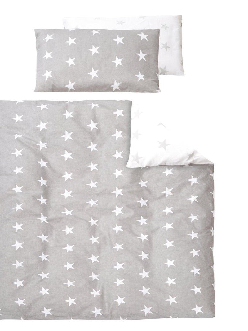 ROBA Lettino evolutivo completo "Little Stars" 70×140 + set completo Bianco - Kiabi