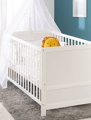 ROBA Lettino evolutivo completo "Sternenzauber" bianco 70×140 + set completo