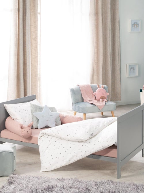 ROBA Lettino evolutivo completo "Sternenzauber" grigio 70×140 + set completo - Kiabi