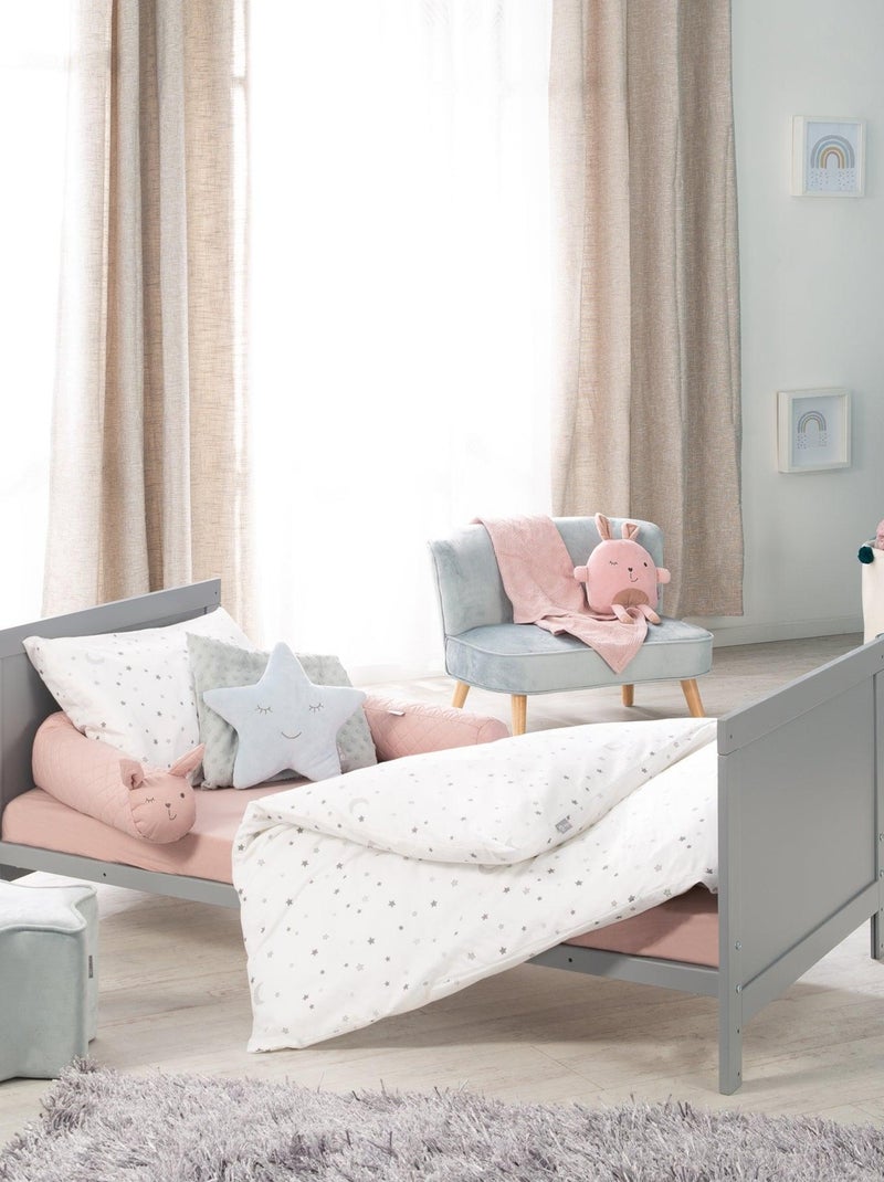 ROBA Lettino evolutivo completo "Sternenzauber" grigio 70×140 + set completo Grigio - Kiabi