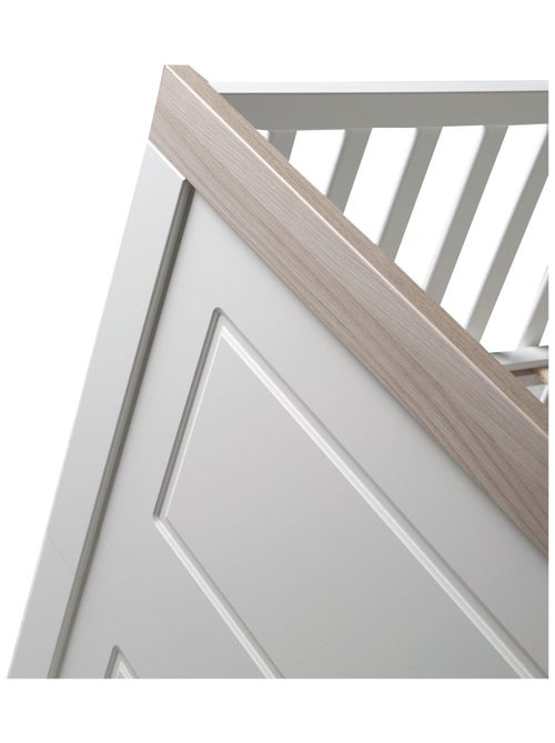 ROBA Lettino evolutivo "Felicia" 70×140 – convertibile – altezza regolabile – bianco / decor - Kiabi