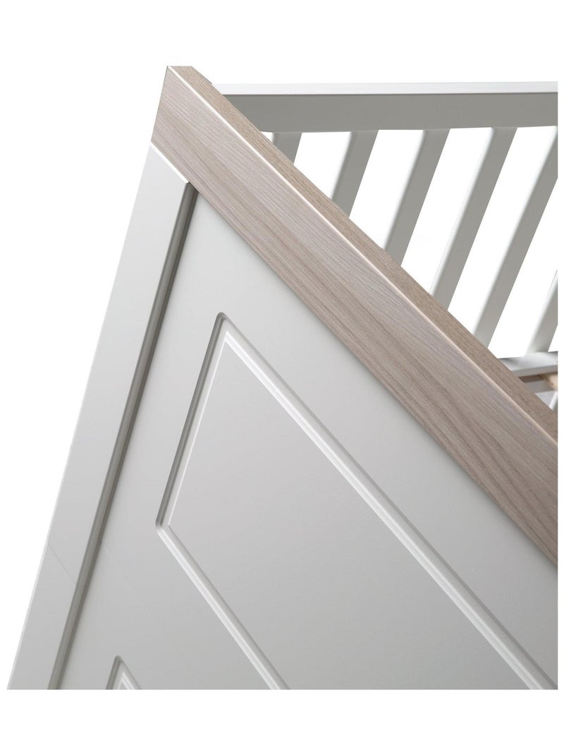 ROBA Lettino evolutivo "Felicia" 70×140 – convertibile – altezza regolabile – bianco / decor Bianco - Kiabi