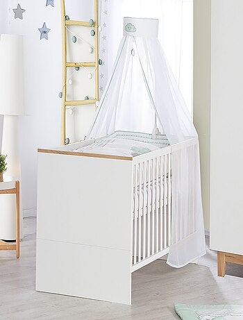 Lettino bebè evolutivo – design scandinavo – altezza regolabile 0–7 anni – "Roba Finn
