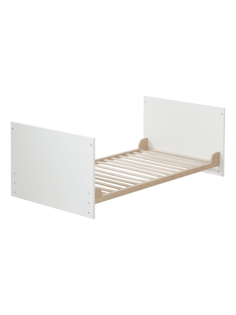 ROBA Lettino evolutivo Gabriella 70×140 – altezza regolabile – da 0 a 7 anni – bianco / decor legno Bianco Marrone - Kiabi