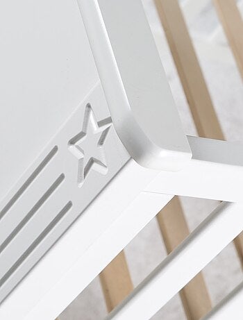 ROBA Lettino evolutivo "Maxi" 70×140 – convertibile – altezza regolabile – bianco