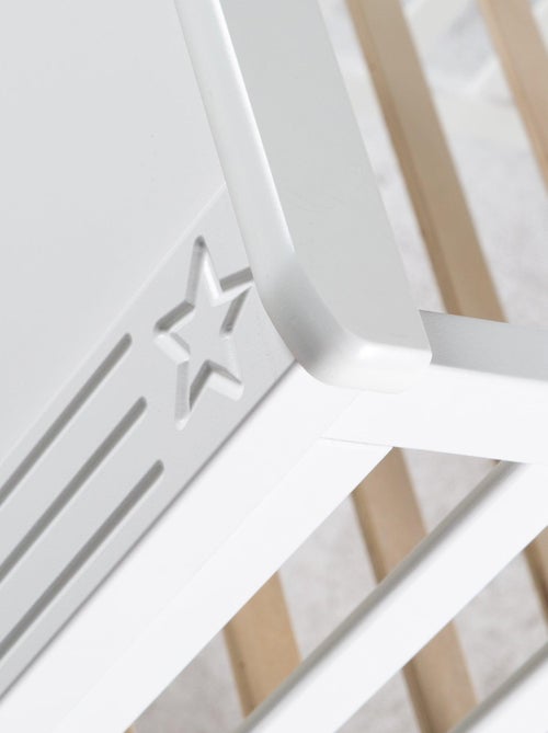 ROBA Lettino evolutivo "Maxi" 70×140 – convertibile – altezza regolabile – bianco - Kiabi