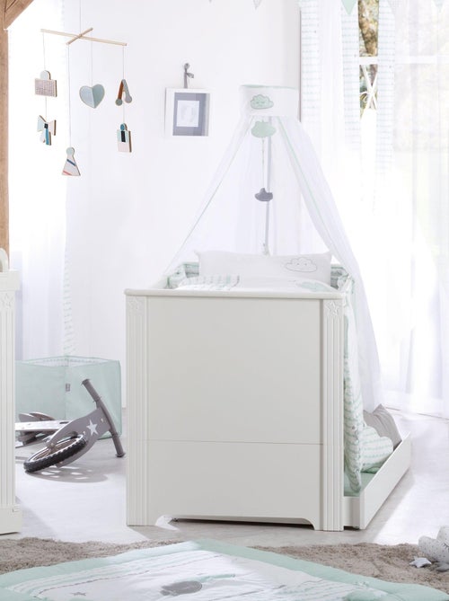 ROBA Lettino evolutivo "Maxi" 70×140 – convertibile – altezza regolabile – bianco - Kiabi