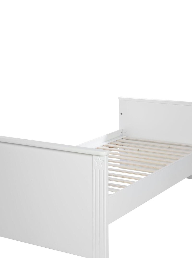 ROBA Lettino evolutivo "Maxi" 70×140 – convertibile – altezza regolabile – bianco Bianco - Kiabi