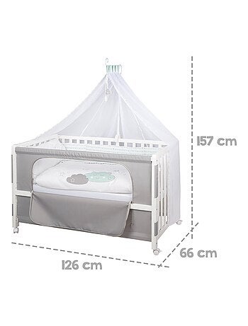 ROBA Lettino Happy Cloud 60×120 cm + set completo