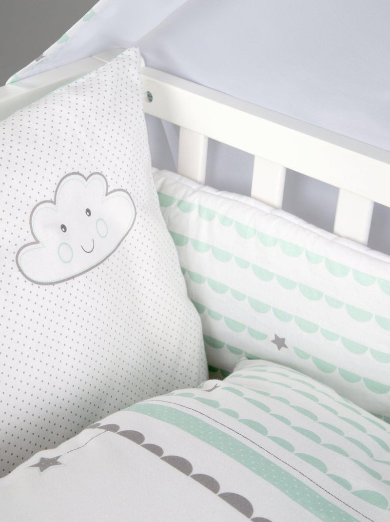 ROBA Lettino Happy Cloud 60×120 cm + set completo Bianco - Kiabi