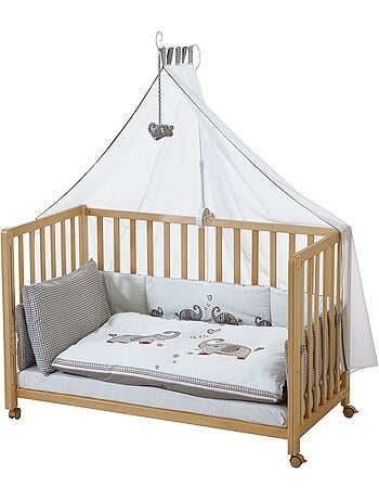 ROBA Lettino "Jumbotwins" 60×120 cm + set completo