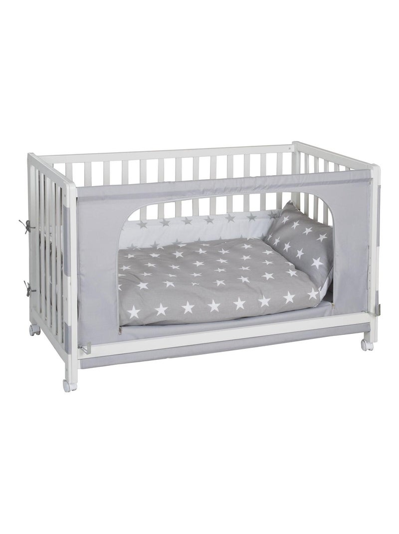 ROBA Lettino "Little Stars" 60×120 cm + set completo Bianco - Kiabi