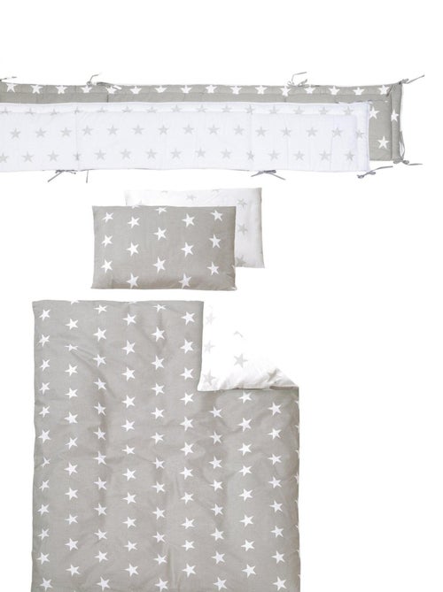 ROBA Lettino "Little Stars" 60×120 cm + set completo - Kiabi
