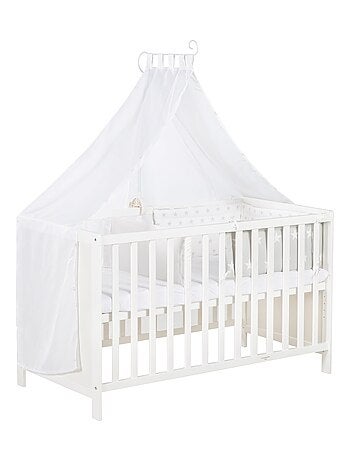 ROBA Lettino multifunzione 60×120 cm + set completo – bianco