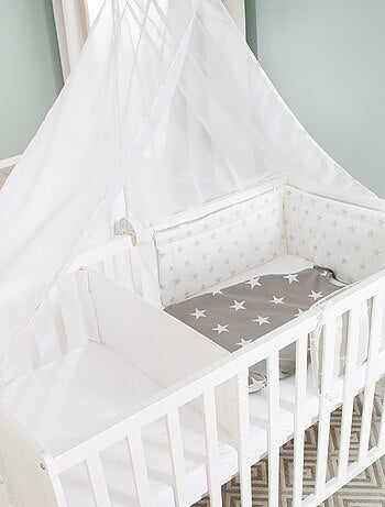 ROBA Lettino multifunzione 60×120 cm + set completo – bianco