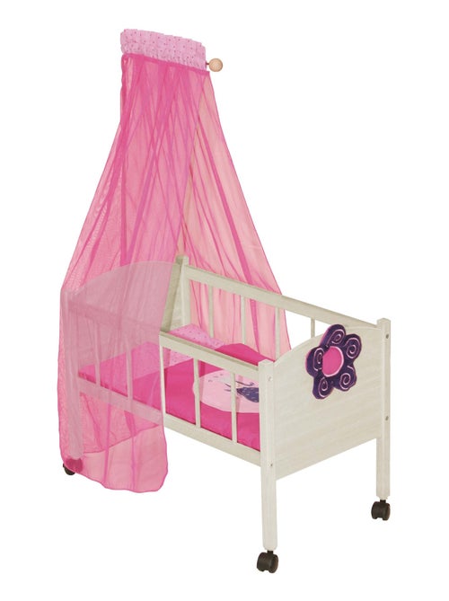 ROBA Lettino per bambole con ruote "Happy Fee" – incluso set tessile - Kiabi