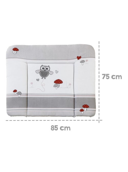 ROBA Materassino fasciatoio "Adam & Eule" – 85x75 – rivestito in PU - Kiabi