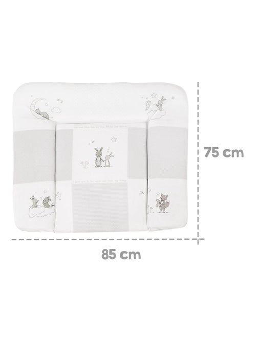 ROBA Materassino fasciatoio "Fox & Bunny" – 85x75 – rivestito in PU - Kiabi