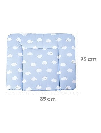 ROBA Materassino fasciatoio "Kleine Wolke Rose" – 85x75 – rivestito in PU