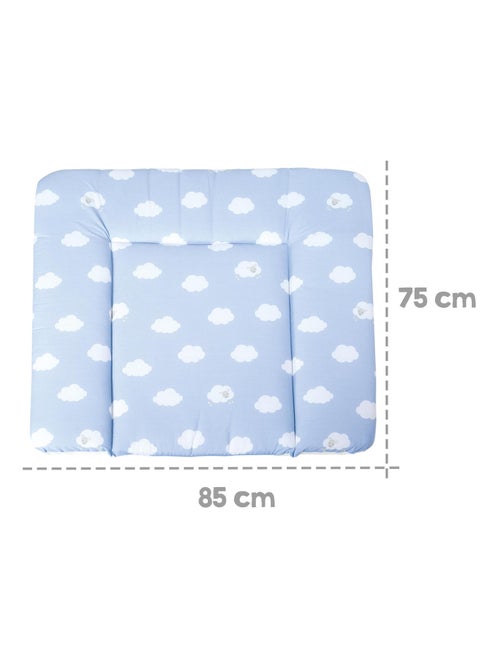 ROBA Materassino fasciatoio "Kleine Wolke Blau" – 85x75 – rivestito in PU - Kiabi ROBA Materassino fasciatoio "Kleine Wolke Blau" – 85x75 – rivestito in PU - Kiabi