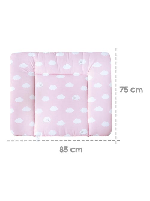 ROBA Materassino fasciatoio "Kleine Wolke Rose" – 85x75 – rivestito in PU - Kiabi