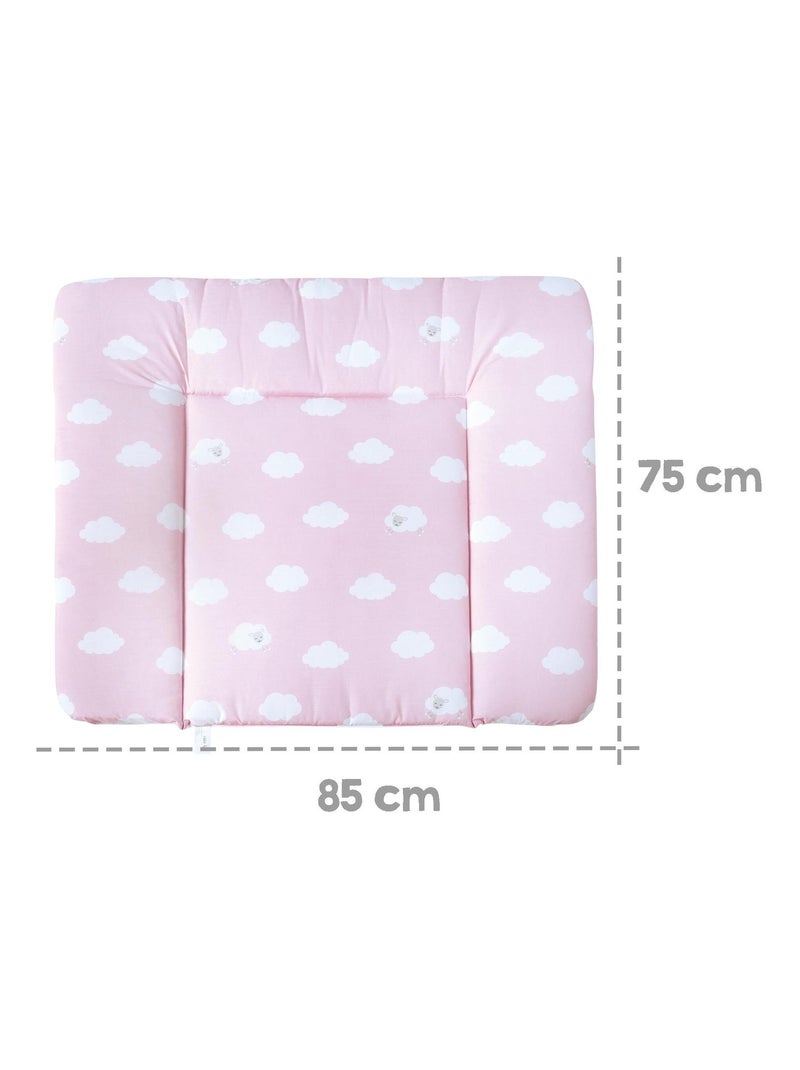 ROBA Materassino fasciatoio "Kleine Wolke Rose" – 85x75 – rivestito in PU Rosa - Kiabi