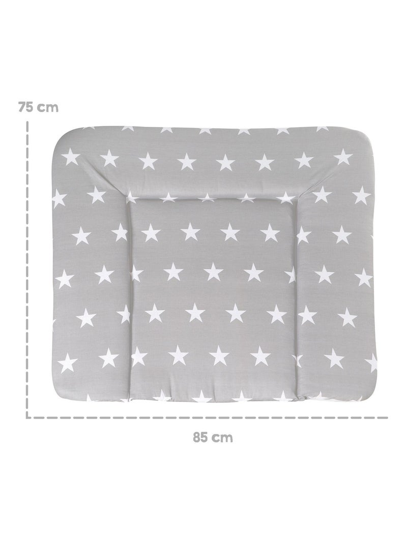 ROBA Materassino fasciatoio "Little Stars" – 85x75 – rivestito in PU Grigio - Kiabi