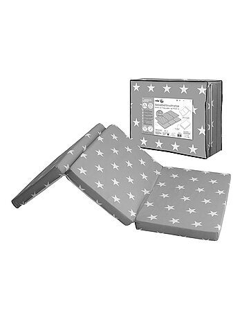 ROBA Materasso da viaggio Little Stars 60×120 pieghevole + borsa