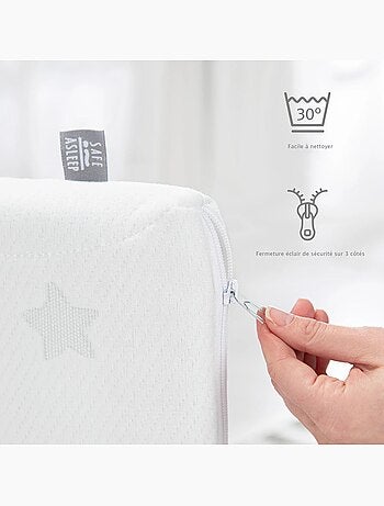 ROBA Materasso letto bebè climatizzato e sfoderabile – "Safe Asleep® Air Balance Easy