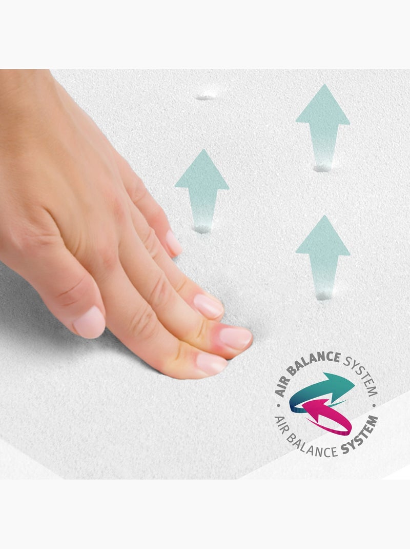 ROBA Materasso letto bebè climatizzato e sfoderabile – "Safe Asleep® Air Balance Easy" Bianco - Kiabi