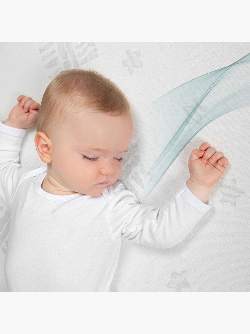 ROBA Materasso letto bebè climatizzato e sfoderabile – "Safe Asleep® Air Balance Easy" Bianco - Kiabi