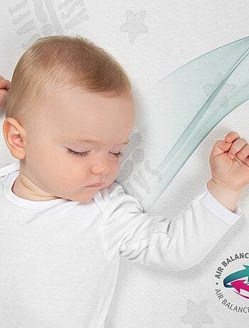 ROBA Materasso rettangolare per box – fodera amovibile – "Safe Asleep® Air