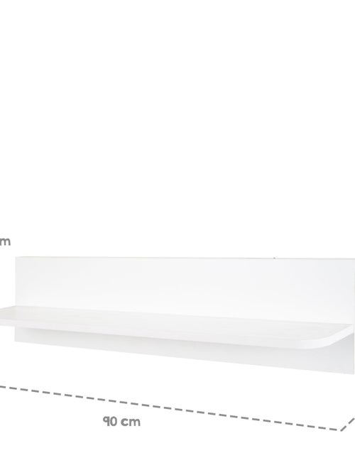 ROBA Mensola da parete per cameretta – 90 cm – bianco - Kiabi