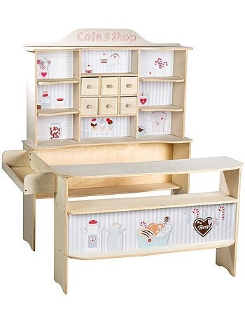 ROBA Negozietto "Café & Shop" + oltre 100 accessori – stampa gelato