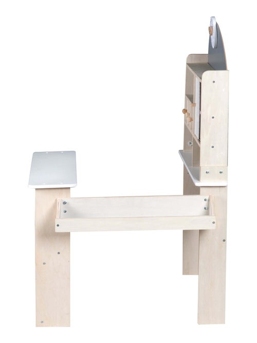 ROBA Negozietto in legno con ripiani e 3 cassetti + 2 banconi e orologio - Kiabi