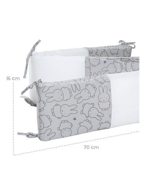 ROBA Paracolpi bebè "safe asleep®" – Air Plus "miffy®" – grigio - Kiabi