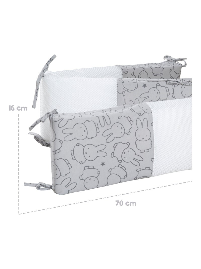ROBA Paracolpi bebè "safe asleep®" – Air Plus "miffy®" – grigio Grigio - Kiabi