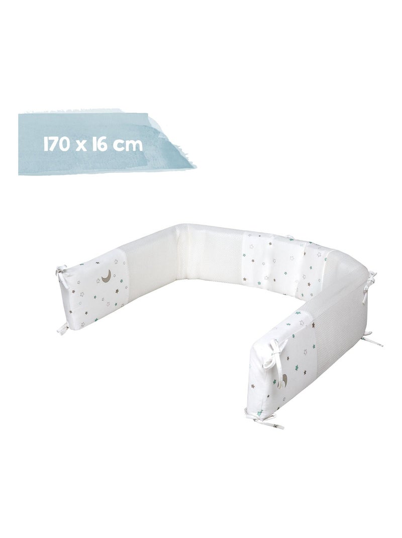 ROBA Paracolpi bebè "safe asleep®" – Air Plus "Sternenzauber" – bianco Bianco - Kiabi