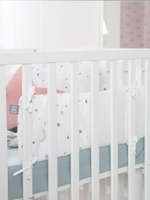 ROBA Paracolpi bebè "safe asleep®" – Easy Air "Sternenzauber" – bianco - Kiabi