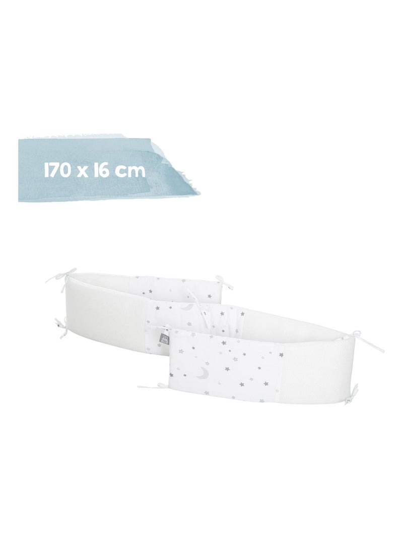 ROBA Paracolpi bebè "safe asleep®" – Easy Air "Sternenzauber" – bianco Bianco - Kiabi