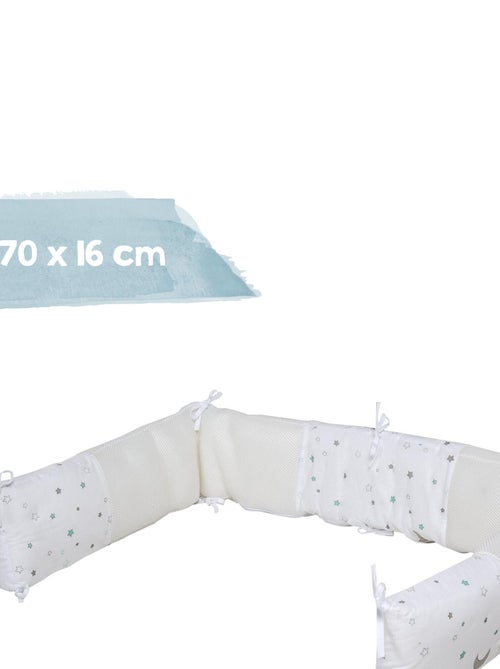 ROBA Paracolpi bebè safe asleep® – Easy Air Sternenzauber – bianco - Kiabi