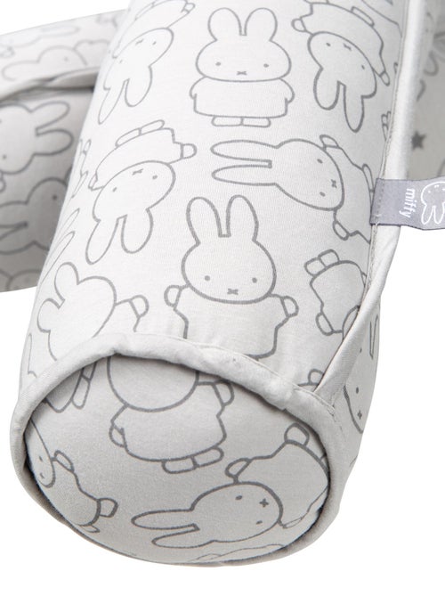 ROBA Paracolpi serpente miffy® – 170 cm – utilizzabile come cuscino da allattamento – grigio chiaro - Kiabi