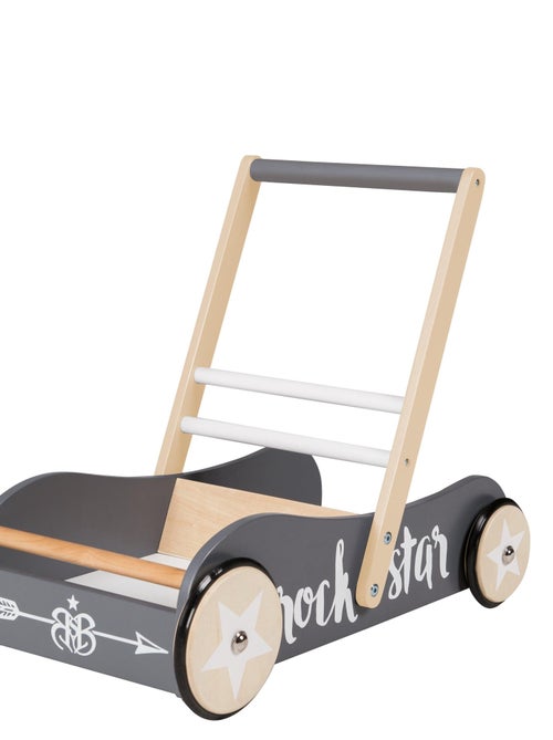 ROBA Primi passi "Rock Star Baby 3" in legno – con freno – altezza maniglia 45 cm - Kiabi