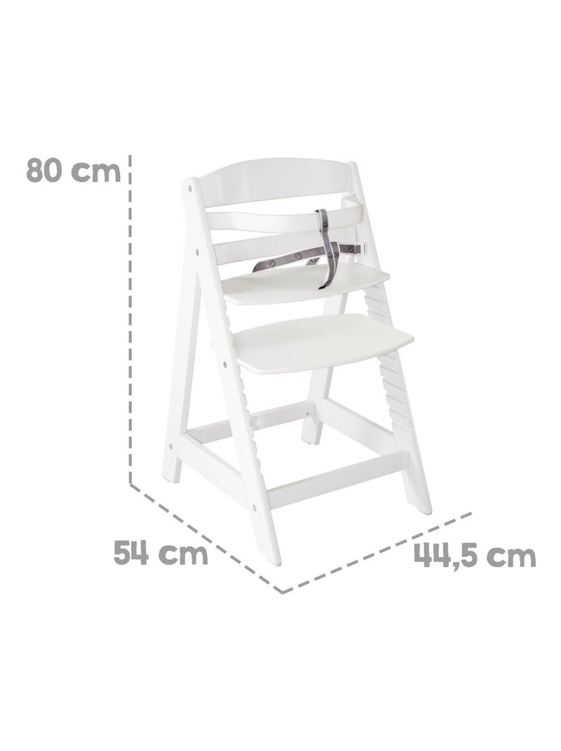 ROBA Seggiolone evolutivo "Sit Up III" + cuscino "Adam & Eule" Bianco - Kiabi
