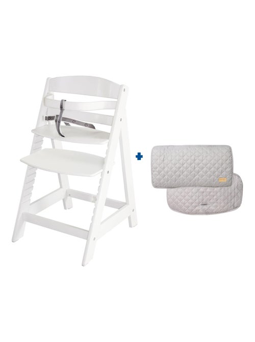 ROBA Seggiolone evolutivo "Sit Up III" + cuscino "Roba Style" – bianco/grigio - Kiabi