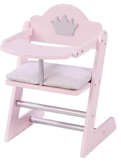 ROBA Seggiolone per bambole "Princess Sophie" in legno – da 18 mesi – rosa/argento - Kiabi ROBA Seggiolone per bambole "Princess Sophie" in legno – da 18 mesi – rosa/argento - Kiabi