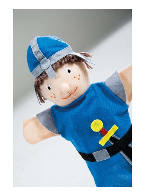 ROBA Set di 4 burattini in tessuto e feltro – unicorno, principessa, drago, cavaliere - Kiabi