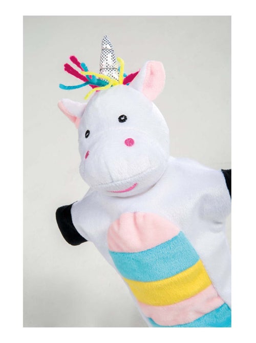 ROBA Set di 4 burattini in tessuto e feltro – unicorno, principessa, drago, cavaliere - Kiabi