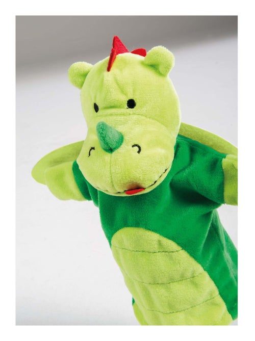 ROBA Set di 4 burattini in tessuto e feltro – unicorno, principessa, drago, cavaliere - Kiabi