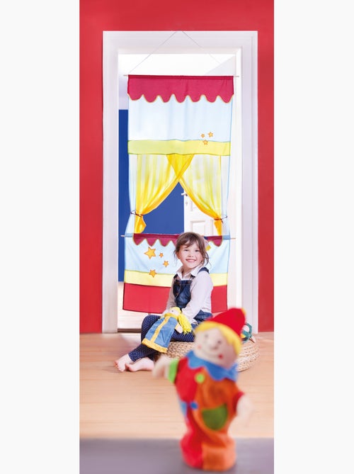 ROBA Teatro da porta in tessuto lavabile – castelletto da appendere – multicolore - Kiabi